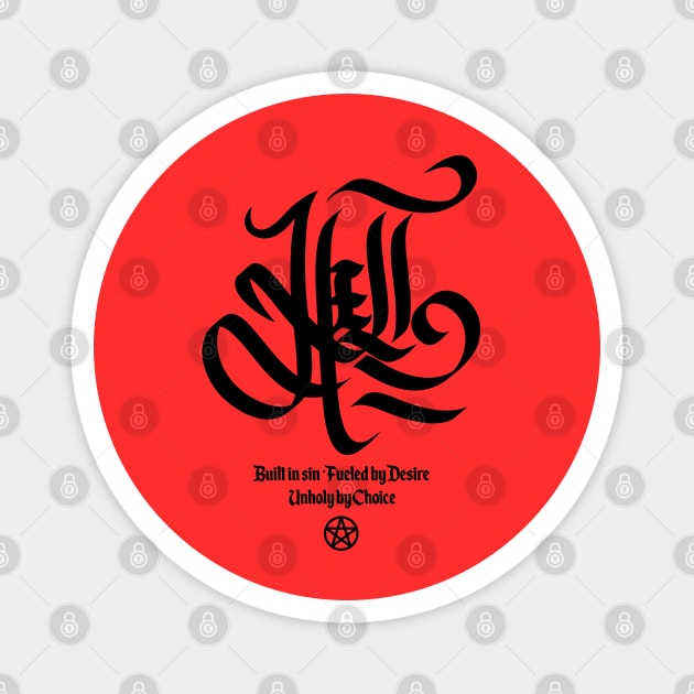 HELL Magnet by artslaves
